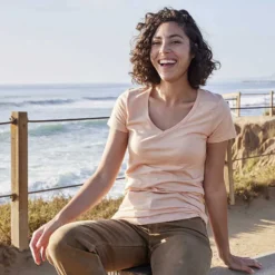 Women's Marley II Short Sleeve Tee - Buckthorn 5 Women's Marley II Short Sleeve Tee - Buckthorn -Patagonia Shop T1002013 BUCKTHORN 3 700x 61c220fc 7700 4a69 8c15 c86379788d2c