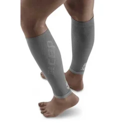 CEP Women's Ultralight Compression Calf Sleeves - Grey/Light Grey -Patagonia Shop Ultralight Calf Sleeves grey lightgrey w WS40JY detail model web 1800x1800 6fcc8269 65e7 42a6 b8bf f4a867576b71