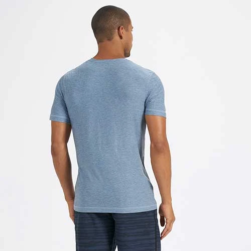 Vuori Strato Tech Tee - Cloud Heather 4 Vuori Strato Tech Tee - Cloud Heather - Image 4