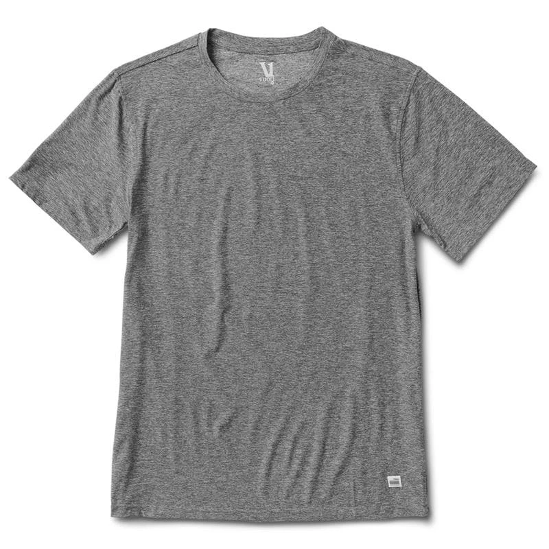 Vuori Men's Strato Tech T-Shirt - Heather Grey 1 Vuori Men's Strato Tech T-Shirt - Heather Grey