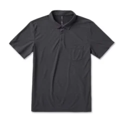 Patagonia Shop 19 Vuori Men's Ace Polo Shirt - Charcoal