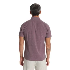 Vuori Men's Short Sleeve Bridge Button Down - Hazel Dot -Patagonia Shop V184HZD FA23 M ECOMM TOPS BACK TOPS 3