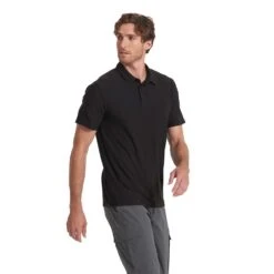 Vuori Men's Strato Tech Polo - Black -Patagonia Shop V188BLK SP23 M ECOMM TOPS DETAIL 4118 1x1 b78e823e 36c1 4c7b bd0c 17d064984ee7