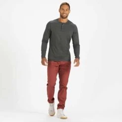 Vuori Men's Long Sleeve Ease Performance Henley - Charcoal Heather 7 Vuori Men's Long Sleeve Ease Performance Henley - Charcoal Heather -Patagonia Shop V194HCC 4 60f7bbf2 5d78 4553 ac3e 53b6137fd4ae 1200x crop center jpg