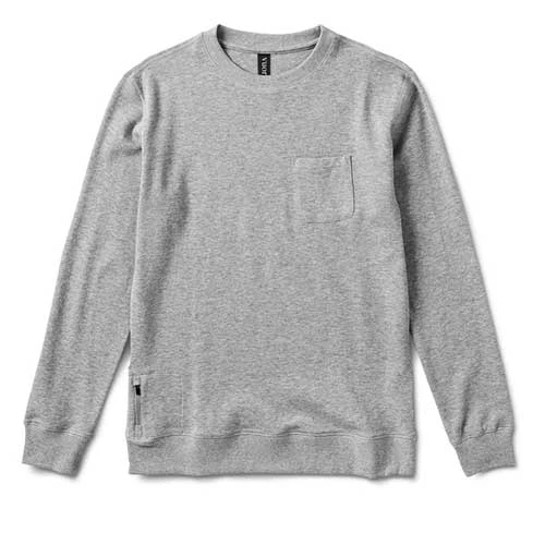 Vuori Men's Jeffreys Pullover - Heather Grey 1 Vuori Men's Jeffreys Pullover - Heather Grey