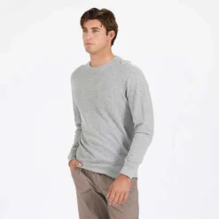 Vuori Men's Jeffreys Pullover - Heather Grey 7 Vuori Men's Jeffreys Pullover - Heather Grey -Patagonia Shop V218HTG 2 1200x crop center jpg