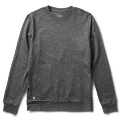 Vuori Men's Ponto Performance Crew - Charcoal Heather
