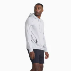 Vuori Men's Sunday Element Hoodie - Platinum Heather -Patagonia Shop V264HPT SP23 M ECOMM JACKETS 02782 1X1 cb69ce1f 7da0 4e8d 85e2 326a521e867d 1200x crop center jpg