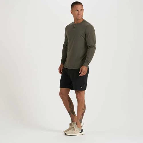 Vuori Men's Ponto Short - Black Heather 5 Vuori Men's Ponto Short - Black Heather - Image 5