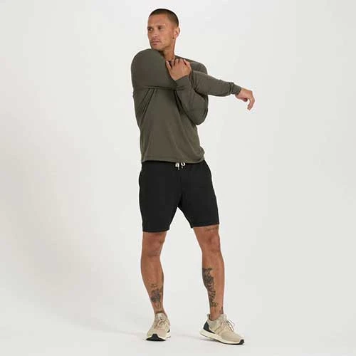 Vuori Men's Ponto Short - Black Heather 6 Vuori Men's Ponto Short - Black Heather - Image 6