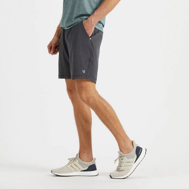 Vuori Men's Ponto Short - Charcoal Heather 3 Vuori Men's Ponto Short - Charcoal Heather - Image 3