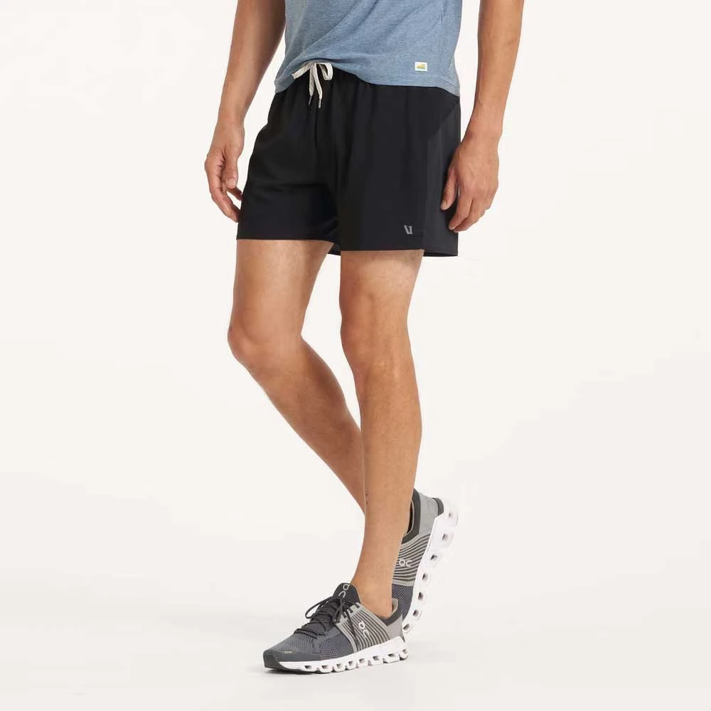 Vuori Men's Course Run Short - Black 3 Vuori Men's Course Run Short - Black - Image 3