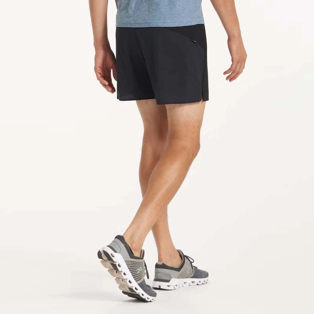 Vuori Men's Course Run Short - Black 4 Vuori Men's Course Run Short - Black - Image 4