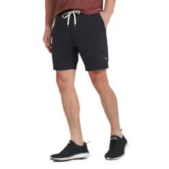 Vuori Men's Sunday Performance Short - Black -Patagonia Shop V381BLK 2499
