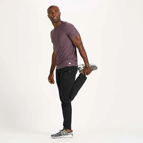 Vuori Men's Ponto Performance Pant - Black Heather 5 Vuori Men's Ponto Performance Pant - Black Heather - Image 5