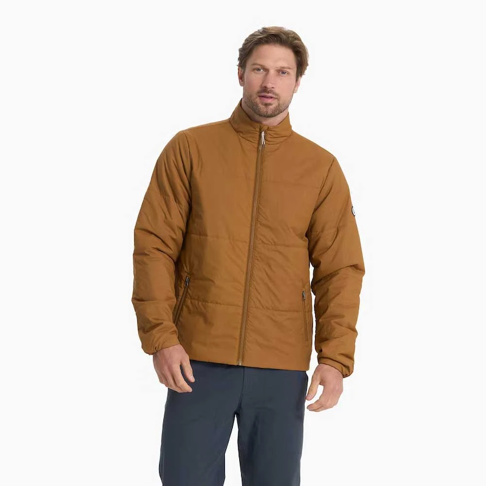 Vuori Men's Echo Insulated Jacket - Camel 3 Vuori Men's Echo Insulated Jacket - Camel - Image 3