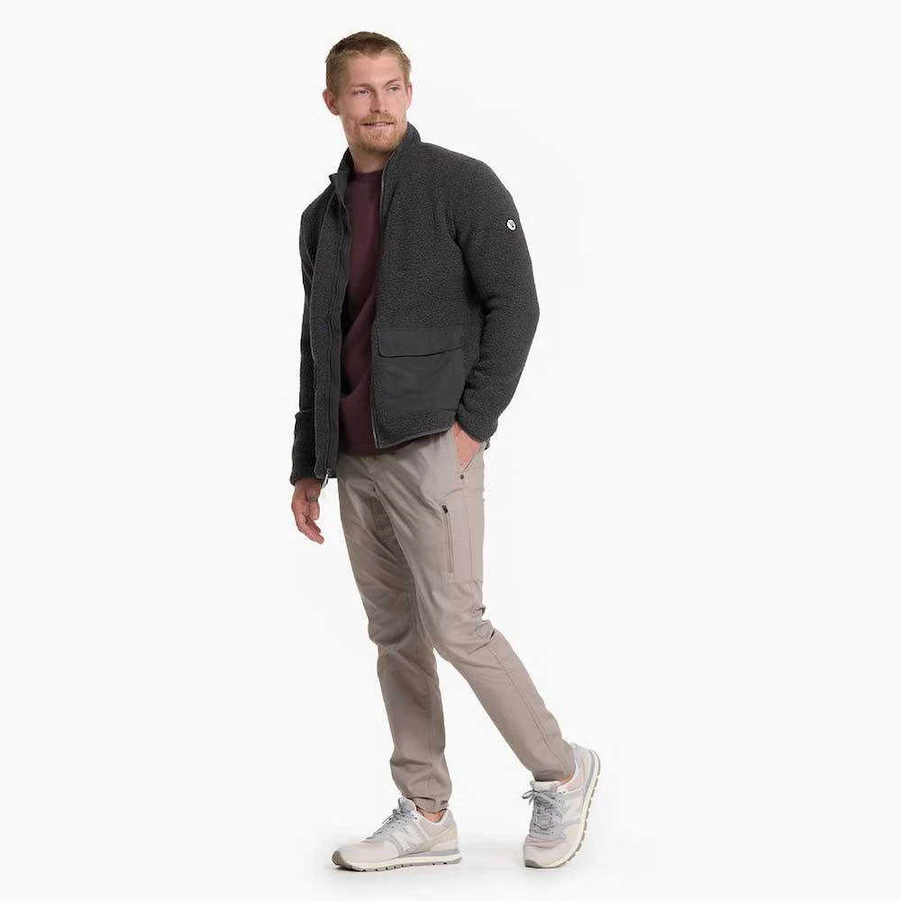 Vuori Men's Idyllwild Sherpa Jacket - Charcoal 7 Vuori Men's Idyllwild Sherpa Jacket - Charcoal - Image 7