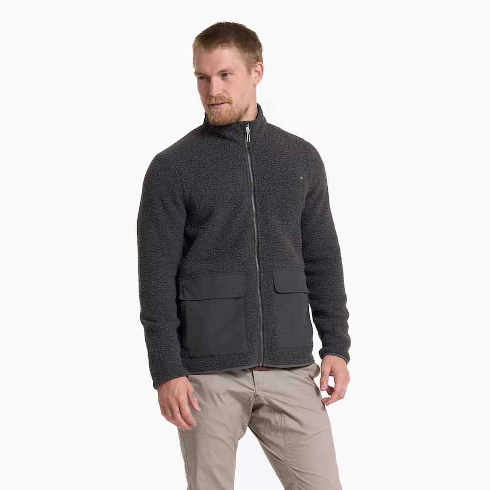 Vuori Men's Idyllwild Sherpa Jacket - Charcoal 2 Vuori Men's Idyllwild Sherpa Jacket - Charcoal - Image 2