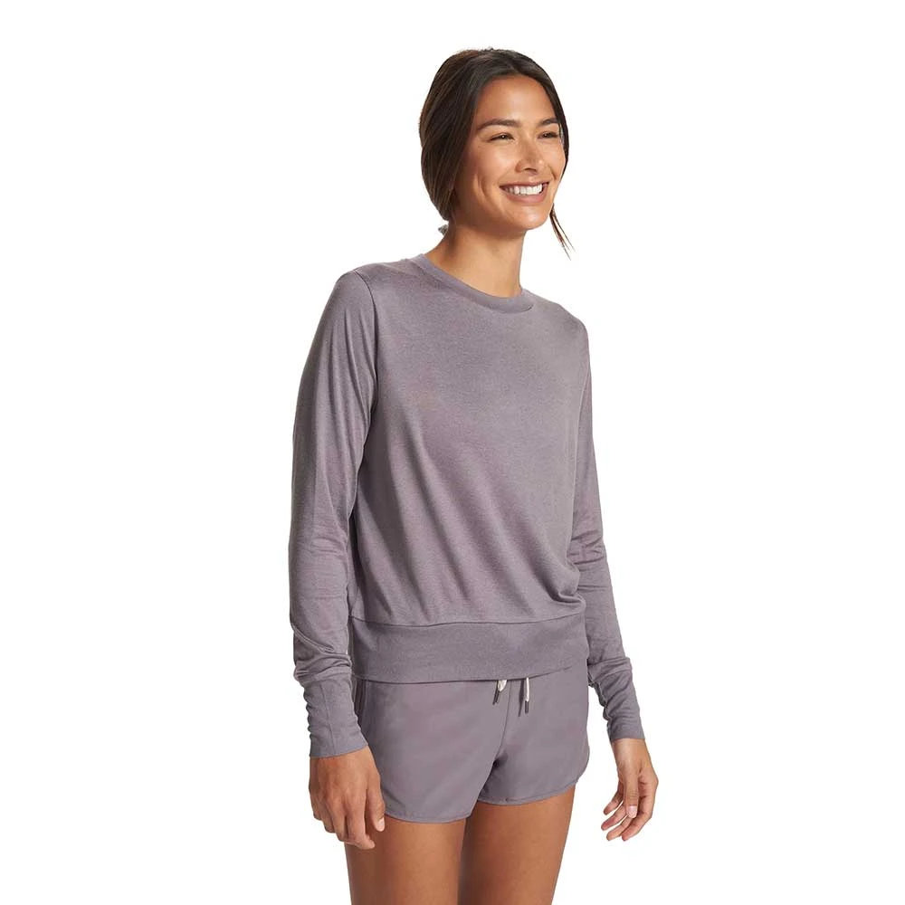 Vuori Women's Daydream Crew - Sawyer Heather 1 Vuori Women's Daydream Crew - Sawyer Heather
