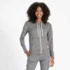 Vuori Women's Halo Performance Hoodie - Heather Grey