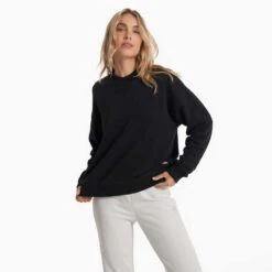 Vuori Women's Sedona Crew - Black -Patagonia Shop VW278BLK SP23 W ECOMM FLEECE TOPS 2376 1x1 312ce993 e6a4 4d1e a556 ee8ddc5c2199 1200x crop center jpg