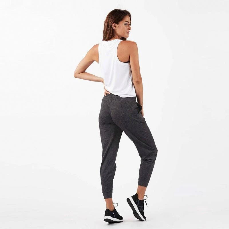 Vuori Women's Performance Jogger - Charcoal Heather 3 Vuori Women's Performance Jogger - Charcoal Heather - Image 3