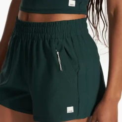 Vuori Women's Dash Short - Grass -Patagonia Shop VW367GRS FA23 W ECOMM SHORTS DETAIL 7