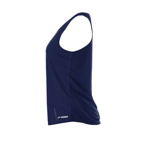 BROOKS Women's Podium Singlet - Navy 3 BROOKS Women's Podium Singlet - Navy - Image 3