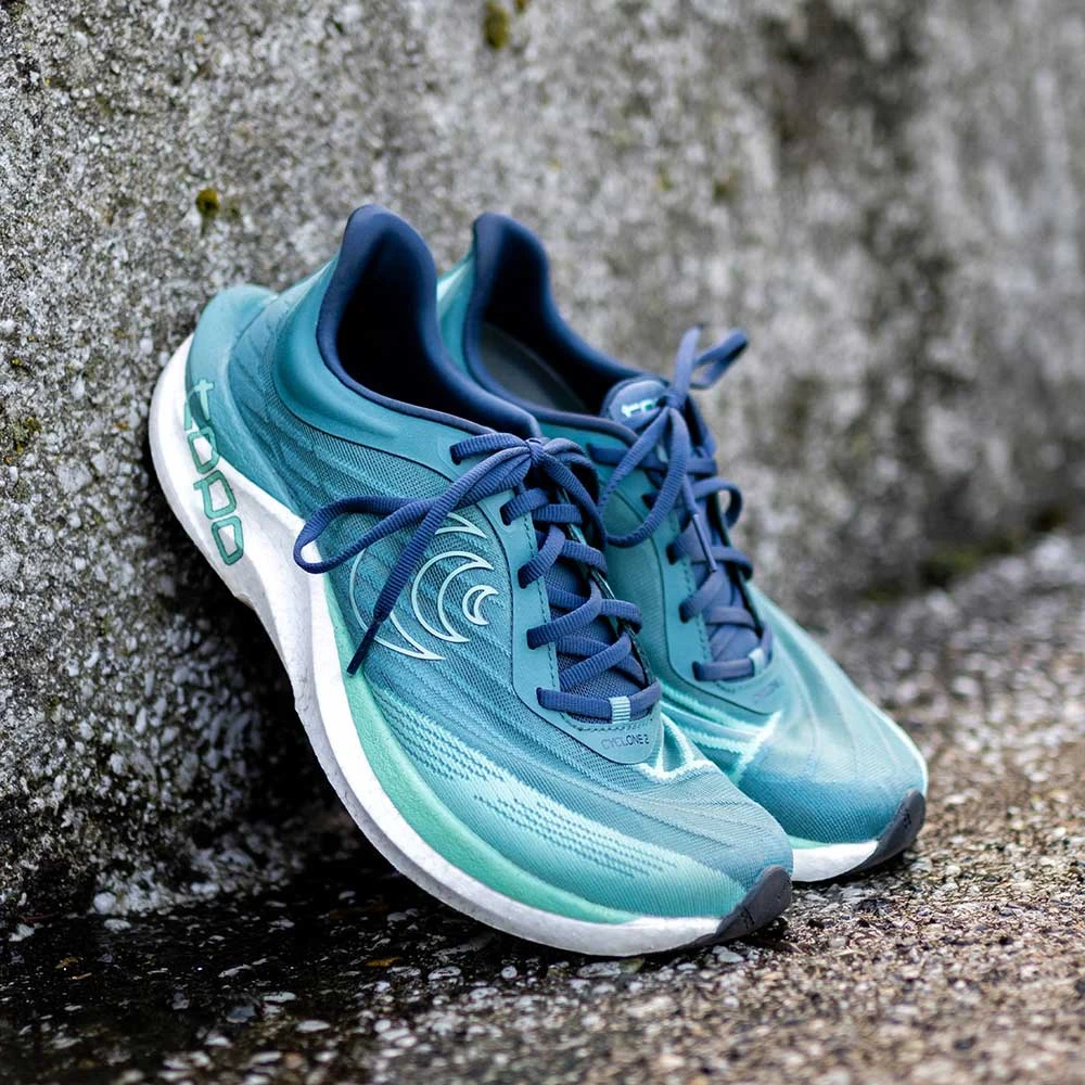 Topo Athletic Women's Cyclone 2 Running Shoe- Ocean/Mint- Regular (B) 8 Topo Athletic Women's Cyclone 2 Running Shoe- Ocean/Mint- Regular (B) - Image 8