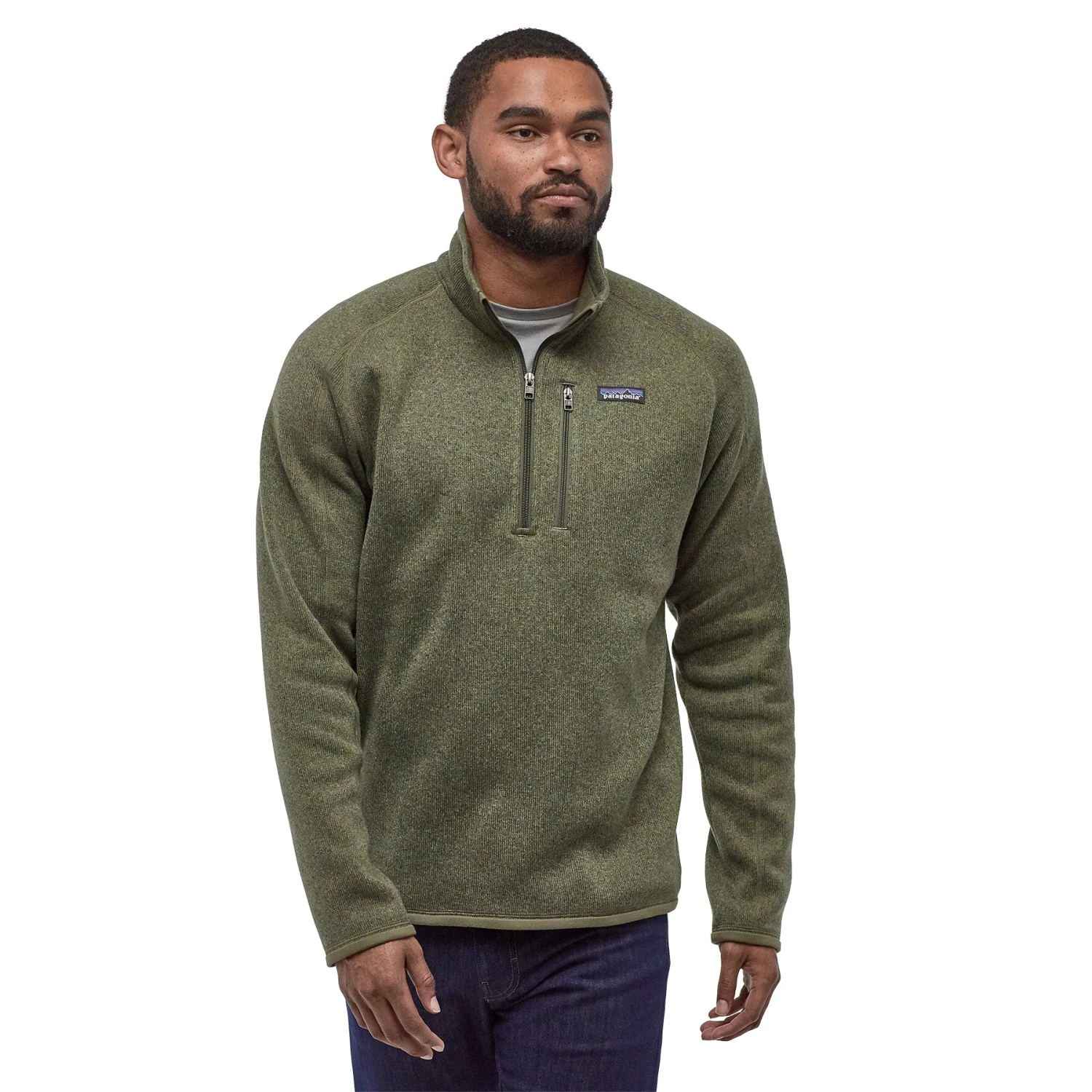 Patagonia Men's Better Sweater 1/4 Zip - Industrial Green 2 Patagonia Men's Better Sweater 1/4 Zip - Industrial Green - Image 2