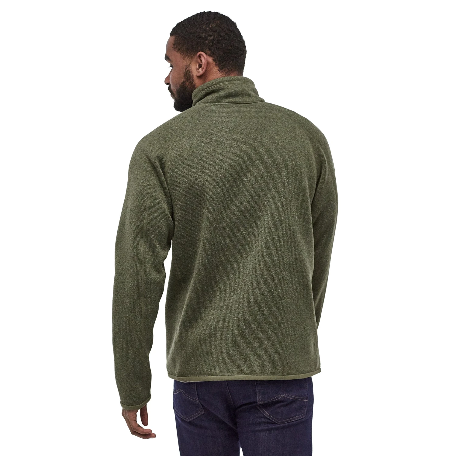 Patagonia Men's Better Sweater 1/4 Zip - Industrial Green 3 Patagonia Men's Better Sweater 1/4 Zip - Industrial Green - Image 3