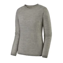 Patagonia Women's Capilene® Air Crew - Feather Grey/ Birch White X-Dye