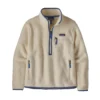 Patagonia Women's Retro Pile Fleece Marsupial Sweatshirt - Natural
