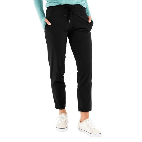 Women's Breeze Cropped Pant - Black 1 Women's Breeze Cropped Pant - Black