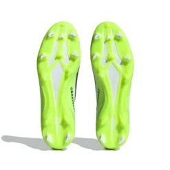 ADIDAS Unisex X Crazyfast .3 FG Cleats- Cloud White / Core Black / Lucid Lemon- Regular (D) 14 ADIDAS Unisex X Crazyfast .3 FG Cleats- Cloud White / Core Black / Lucid Lemon- Regular (D) -Patagonia Shop X Crazyfast.3 Firm Ground Cleats White HQ4534 03 standard