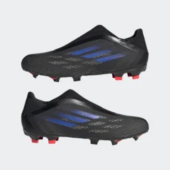 ADIDAS Unisex X Speedflow .3 Laceless FG Soccer Shoe - Black/Sonic Ink/Solar Yellow 17 ADIDAS Unisex X Speedflow .3 Laceless FG Soccer Shoe - Black/Sonic Ink/Solar Yellow -Patagonia Shop X Speedflow.3 Laceless Firm Ground Cleats Black FY3273 09 standard