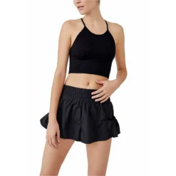 Women's Get Your Flirt On Shorts - Black