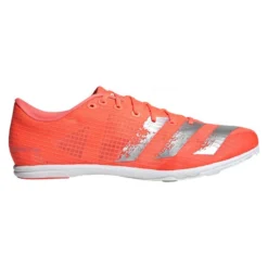 ADIDAS Women's Distancestar Track Spike - Signal Coral/Silver/White- Regular (B)