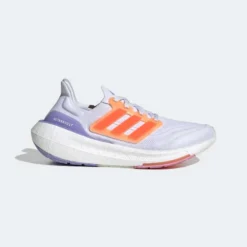 ADIDAS Women's Ultraboost Light Running Shoe - Ftwr White/Solar Red/Beam Pink - Regular (B)