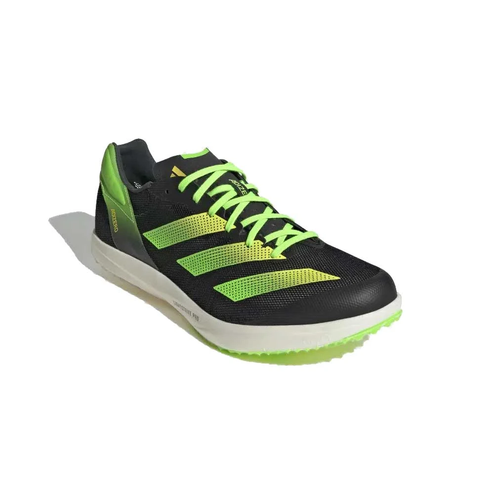 ADIDAS Unisex AdiZERO Avanti TYO Track Spike - Core Black/Beam Yellow/Solar Green 2 ADIDAS Unisex AdiZERO Avanti TYO Track Spike - Core Black/Beam Yellow/Solar Green - Image 2