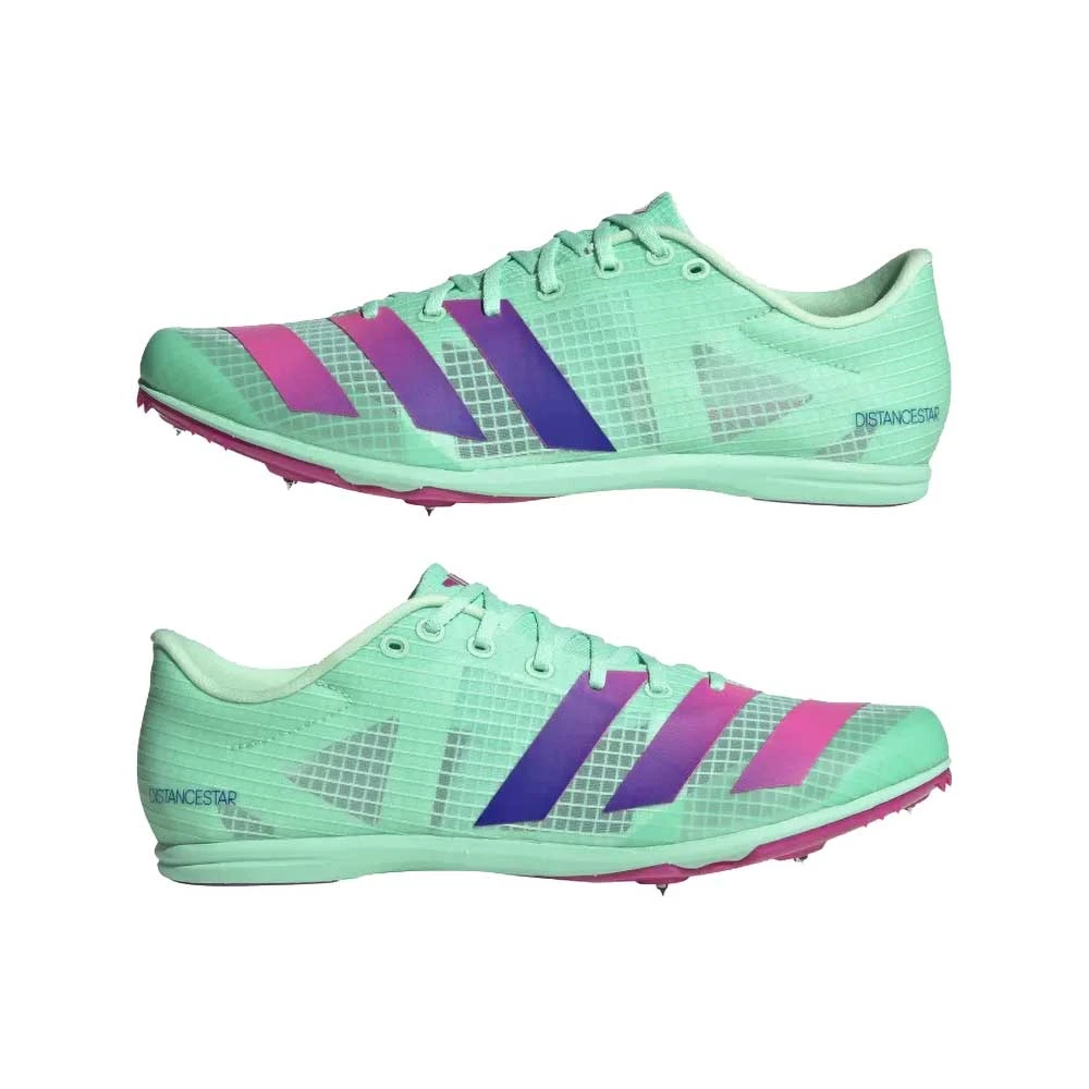 ADIDAS Men's Distancestar Track Spike - Ftwr White/Night Met./Core Black - Regular (D) 4 ADIDAS Men's Distancestar Track Spike - Ftwr White/Night Met./Core Black - Regular (D) - Image 4