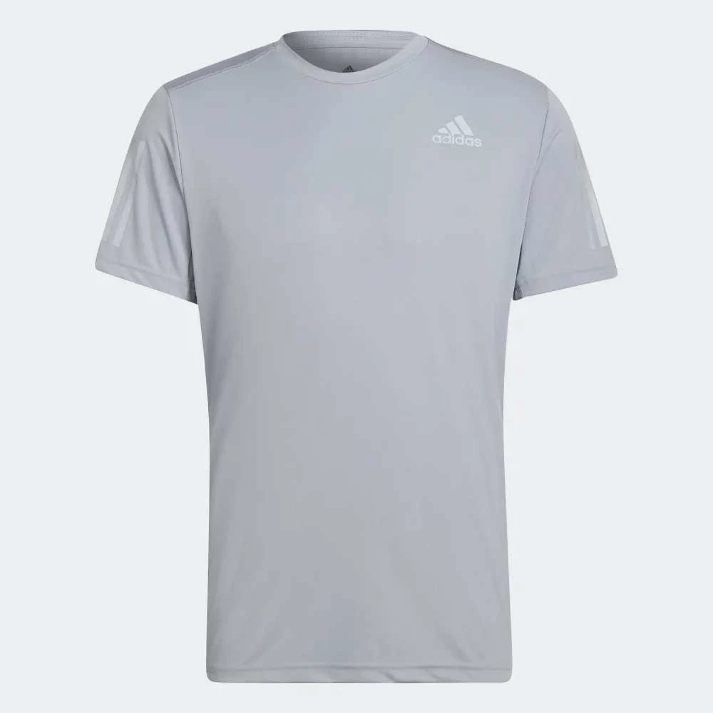 ADIDAS Men's Own The Run Tee - Halo Silver 1 ADIDAS Men's Own The Run Tee - Halo Silver