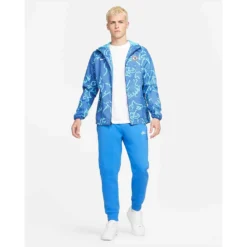 Nike Men's Chelsea AFW Soccer Jacket - Rush Blue/Chlorine Blue