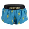 Women's Blue Bolts 1.5" Split Short - Blue Bolts