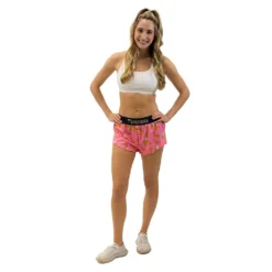 Women's Pink Bananas 1.5" Split Short - Pink Bananas -Patagonia Shop chicknlegs womens pink bananas printed running shorts full