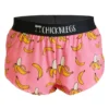 Women's Pink Bananas 1.5" Split Short - Pink Bananas