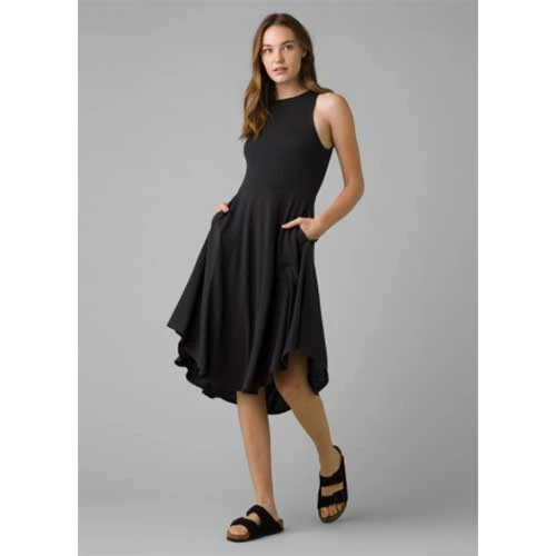 Prana Women's Cozy Up Bayjour Dress - Black 2 Prana Women's Cozy Up Bayjour Dress - Black - Image 2