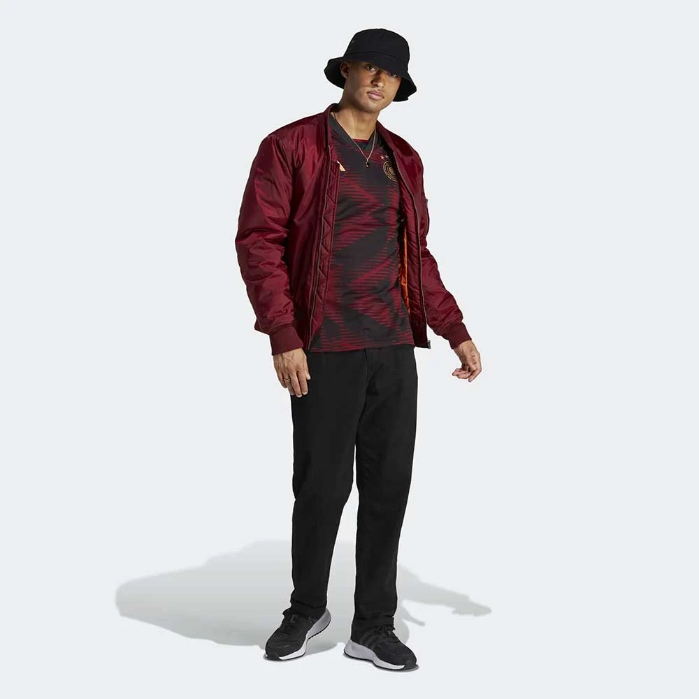 ADIDAS Men's Germany 2022 Away Jersey - Black 5 ADIDAS Men's Germany 2022 Away Jersey - Black - Image 5