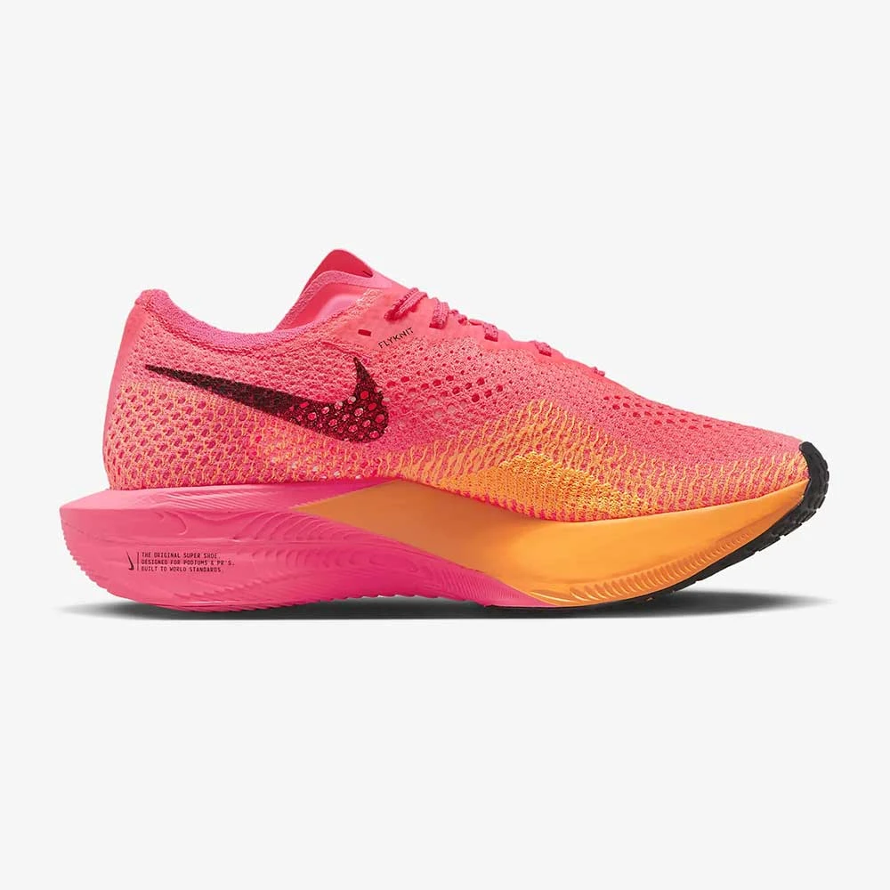 Women's Nike ZoomX Vaporfly Next % 3 Running Shoe - Hyper Pink/Black/Laser Orange- Regular (B) 1 Women's Nike ZoomX Vaporfly Next % 3 Running Shoe - Hyper Pink/Black/Laser Orange- Regular (B)