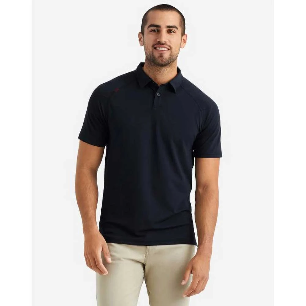 Men's Delta Pique Polo - Black 4 Men's Delta Pique Polo - Black - Image 4